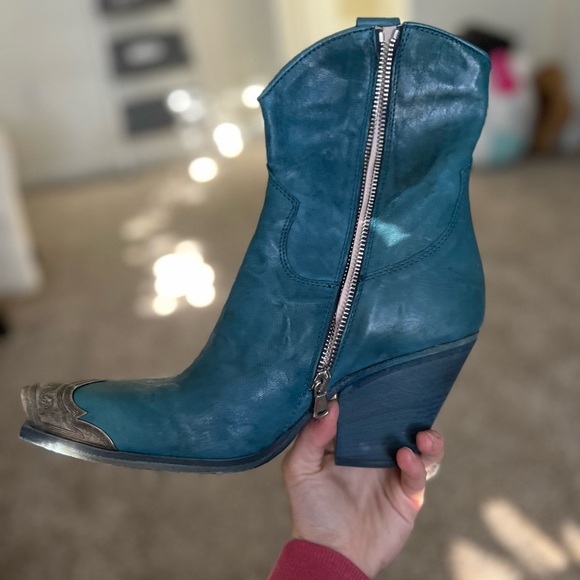 Free People Brayden Western Leather Boots - Picture 13 of 16